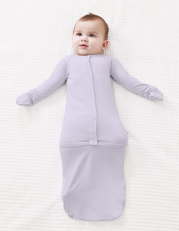 Baby Nightgowns Sleeper Gown Newborn Long Sleeve Pajama Gowns Unisex Viscose from Bamboo Infant Sleepwear