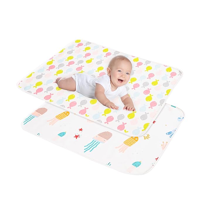 Diaper Changing Pad (Sea 20 * 27 inch-2pack)