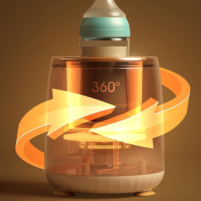 Electric Baby Formula Mixer Low Noise Automatic Infant Bottle Shaker 4 Mixing Modes Compatible with 50 to 75mm Bottles