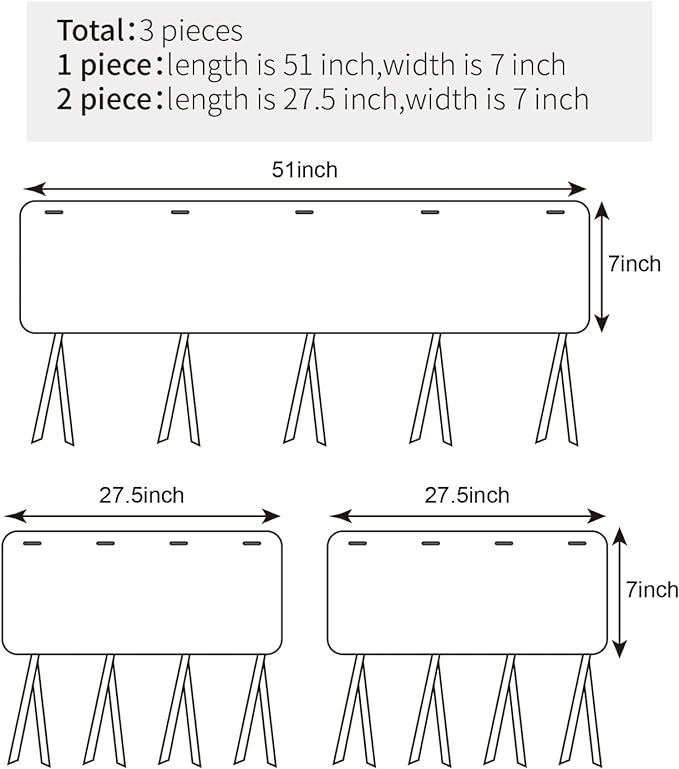 3 in 1 Crib Rail Covers for Teething,Soft Breathable Anti-Collision Crib Teething Rail Cover Edge Protector Strip(2025 New)