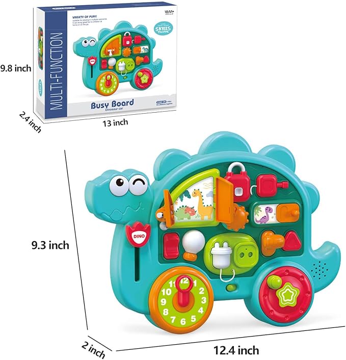 Montessori Toys for 1 Year Old Boy Girl, Busy Board Sensory Activities Educational Toys for 12-18 Months Toddler, 1 St Birthday Gift