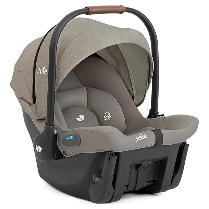 Joie Kava 3-in-1 Stroller and Mint Latch Car Seat Travel System with Reversible Seat, All-Wheel Suspension, and Flex in-Seat Comfort (Dove)