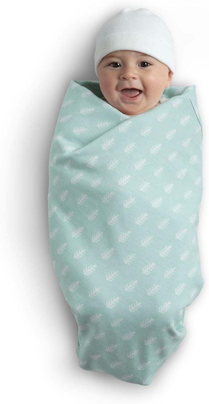 Delta Children 100% Organic Jersey Cotton Baby Receiving Blankets for Girls and Boys – 30x40 Inches - GOTS Certified (Pack of 2), Neutral Boho