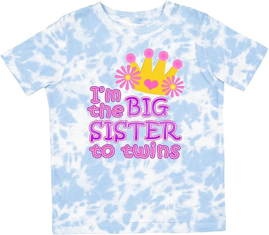 inktastic I'm The Big Sister to Twins. Toddler T-Shirt