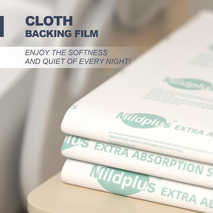 Heavy Duty Underpads 40"X60" Super Sized Chucks Pads 270 Grams Disposable Bed Pads with Strength Cloth Backing Extra Absorption Pads for Incontinence (100X152CM, 30 Count, Discreet Packaging)