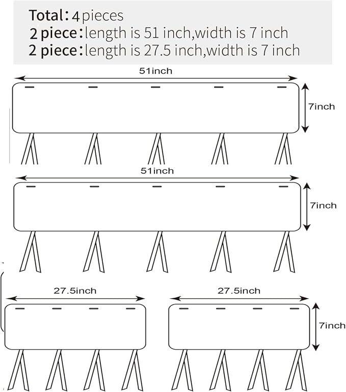 3 in 1 Breathable Crib Rail Covers for Life Size Cribs,White Soft Anti-Collision Strip Corner Covers,Protect Baby Teeth and Save Crib Rails, Rail Edge Protector Strip (White-4pc)