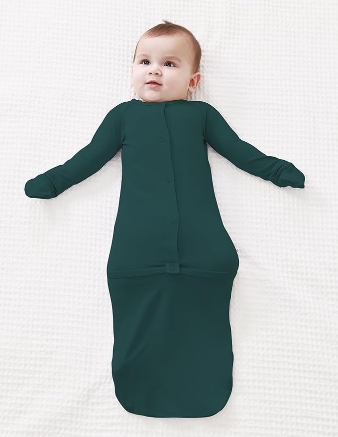 Baby Nightgowns Sleeper Gown Newborn Long Sleeve Pajama Gowns Unisex Viscose from Bamboo Infant Sleepwear