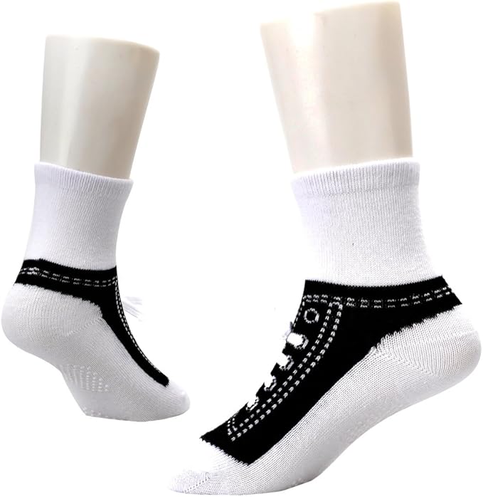 EPEIUS Unisex Baby Girls Boys Non-Slip Socks (Set of 6)