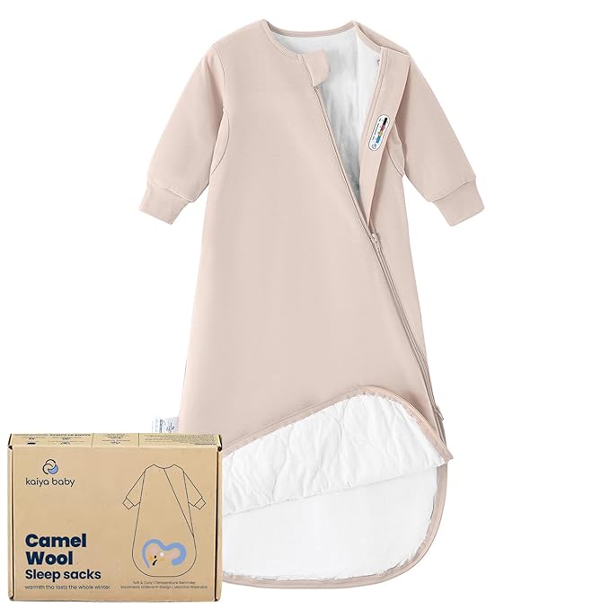 Unisex Sleeping Bag for Babies and Toddlers 1.0 Tog Sleep Sack 18-36Months, Newborn Sleep Sack, Wearable Blanket Baby, One Piece Long Sleeves, Gifts for Baby