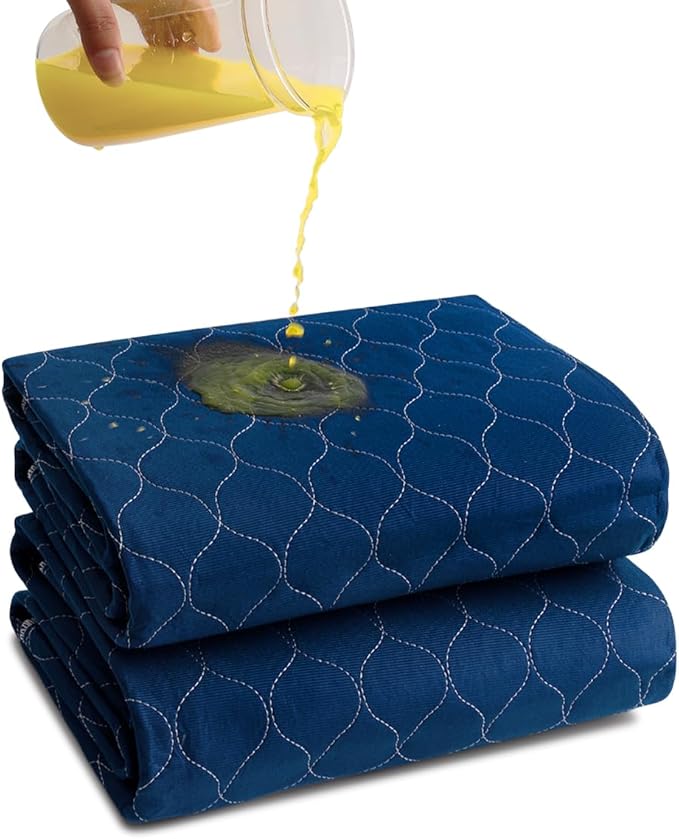 Alsunny® Hide Stains Waterproof Pads 45x56 Inch(2Pack),Bed Pads for Incontinence Washable Extra Large,Bed Pads Washable Waterproof for Beds Sofa & Mattress,Adults Seniors Kid,Pet,Incontinence Bed Pads