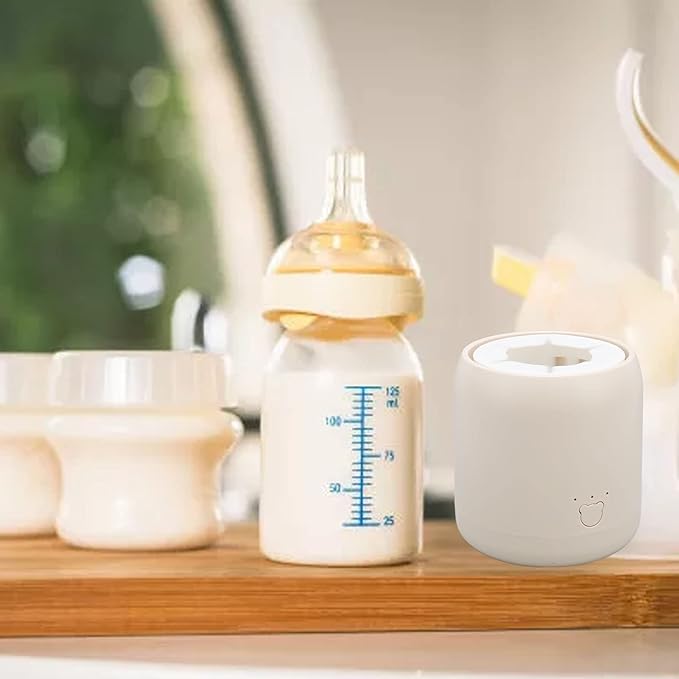 Baby Formula Mixer, 3 Gears Electric Automatic Baby Milk Bottle Shaker, Shake Milk Evenly and Less Bubbles, 1200mAh Battery, Prevent Bloating Infant Bottle Mixer