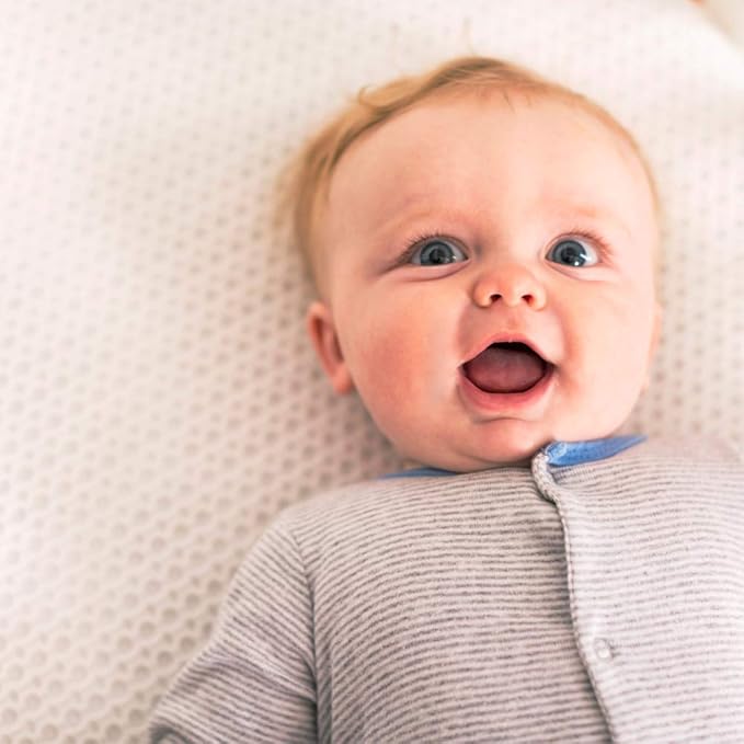 Lullaby Earth Breathe Safe 2-Stage Breathable Crib Mattress - Chemical Free, Dual Firmness Natural Mattress with Removable Washable Protector - Packaging May Vary