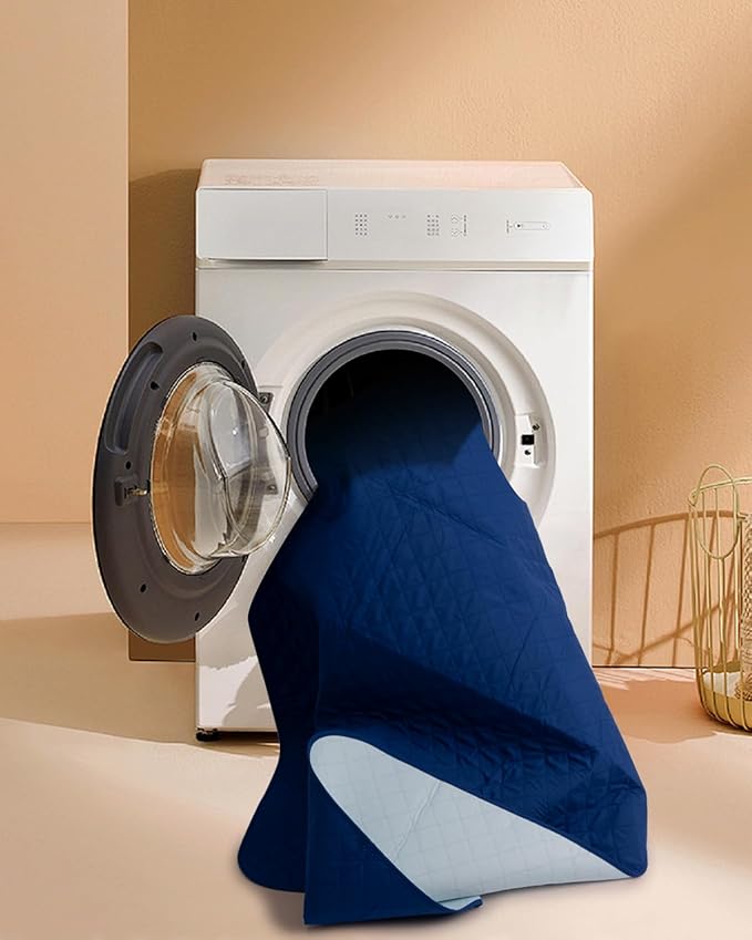 Bed Pads Washable Waterproof 24x36 Inch (4 Pack), Washable Bed Pads for Incontinence, Bed Wetting, and Pet Protection, Navy Blue – Ideal for Elderly, Adults, Kids and Pets