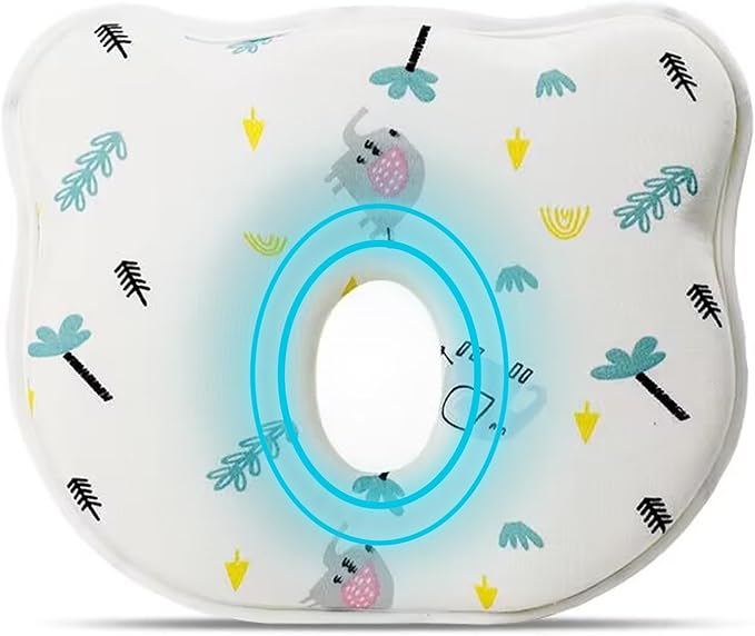 2025 New Upgrade Donut Soft and Cozy Pillow Prеvents FΙat hеad and Shapеs Hеad Breathable Pillow Elephant