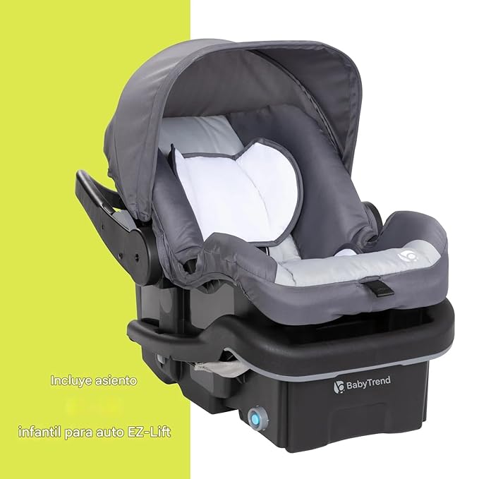 Baby Trend Expedition® Zero Flat Jogger Travel System with LED Lights, Dash Grey