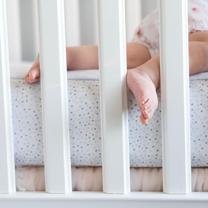QuickZip Crib Sheet Set - Faster, Safer, Easier Baby Crib Sheets - Includes Deep Navy Wraparound Base & 3 Zip-On Crib Sheets – Deep Navy 100% Cotton - Fits All Standard Crib Mattresses