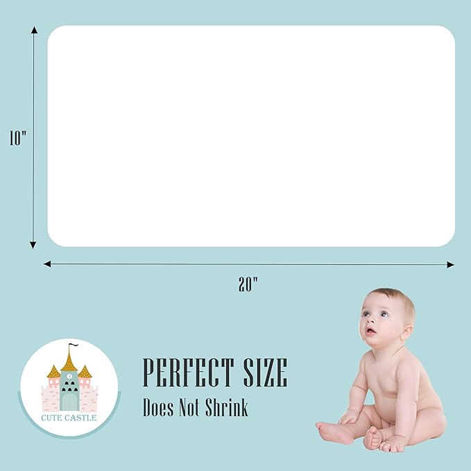 24 Pack Muslin Burp Cloths for Baby - Ultra-Soft 100% Cotton Baby Washcloths - Large 20'' by 10'' Super Absorbent Milk Spit Up Rags - Burpy Cloths for Unisex, Boy, Girl - Multicolor