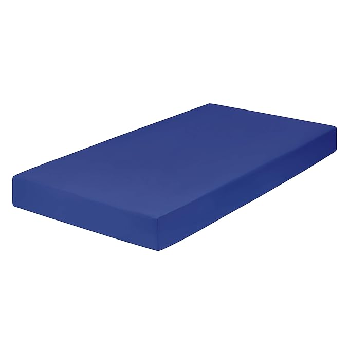 Everyday Kids 2 Pack Fitted Boys Crib Sheet, 100% Soft Breathable Microfiber Baby Sheet, Fits Standard Size Crib Mattress 28in x 52in, Nursery Sheet - Rescue/Blue