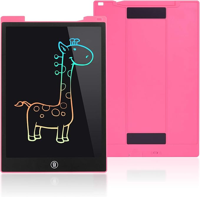 12-Inch LCD Writing Tablet for Kids Doodle Board, Electronic Sketch Drawing Tablet Drawing Pad Activity Games Drawing Board, LEYAOYAO Toddler Travel Learning Toy - Gift for 3-6 Years Old Girl Boy
