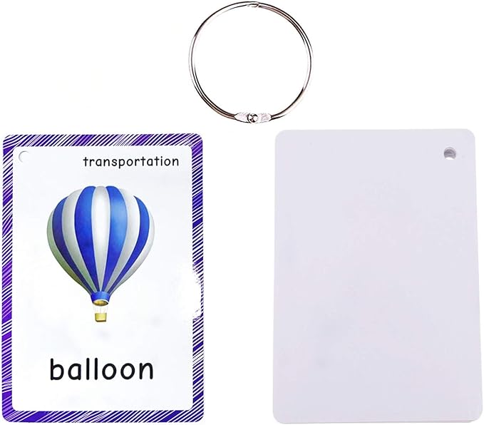 SANTSUN Set of Transportation Flashcards for Toddlers(22 pcs)| Kids Vocabulary Picture Montessori Pocket Cards | Perfect for Preschoolers & Kindergarteners, Teacher/Autism Therapists Tools
