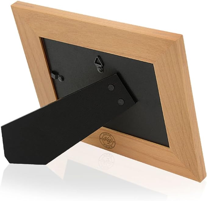 KATE POSH - Twice the Smiles, Twice the Love, Twice the Blessings from above - Engraved Natural Wood Picture Frame - Twins photo frame, Twins gifts for babies, Twins gifts for mom (4x6-Horizontal)