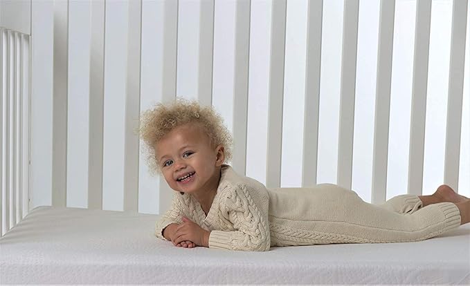 Bundle of Dreams Classic 2-Stage Crib & Toddler Bed Mattress, 100% Breathable, Organic Cotton Cover, Edge Support, Hypoallergenic, Eco-Friendly