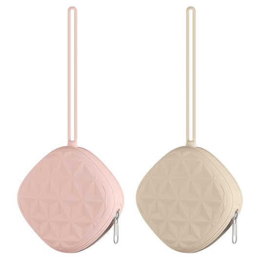 Silicone Pacifier Case for Diaper Bag, Newborn Baby Pacifier Holder Case For Boys & Girls (Color 4)