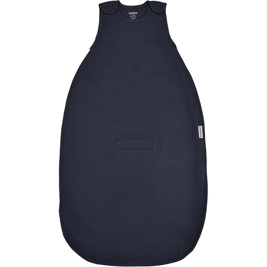 Woolino 4 Season Sleep Sack - Ultimate Merino Wool Sleeping Bag - Two-Way Zipper Adjustable Universal Size Sleep Sack for Baby (2-24 Months) - Indigo
