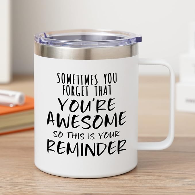 NOWWISH Gifts for Women, Inspirational Gifts, Thank You Appreciation Birthday Gifts for Coworker, Teacher, Mom, Wife, Sister - White