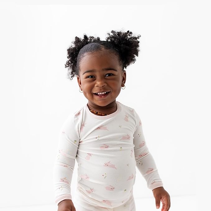 Toddler Pajamas – 95% Bamboo Viscose, 5% Spandex – Soft, Breathable Long-Sleeve Pajama Set for Kids, Sleepwear, Imported