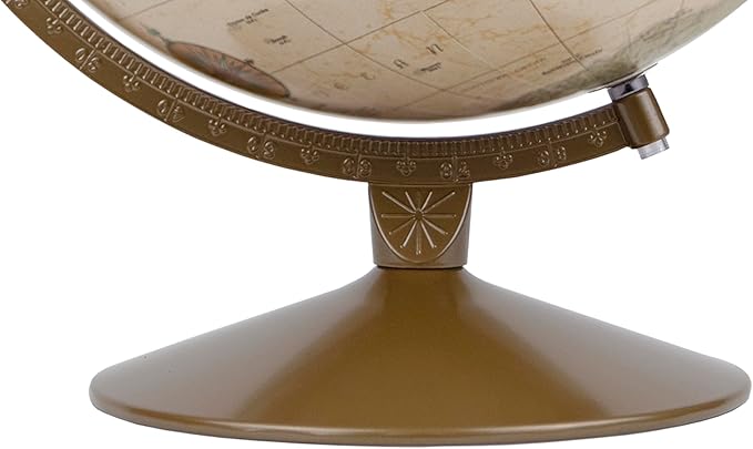 Replogle Globes Franklin World Globe, Antique Ocean, 12-Inch Diameter,Over 4,000 Place Names