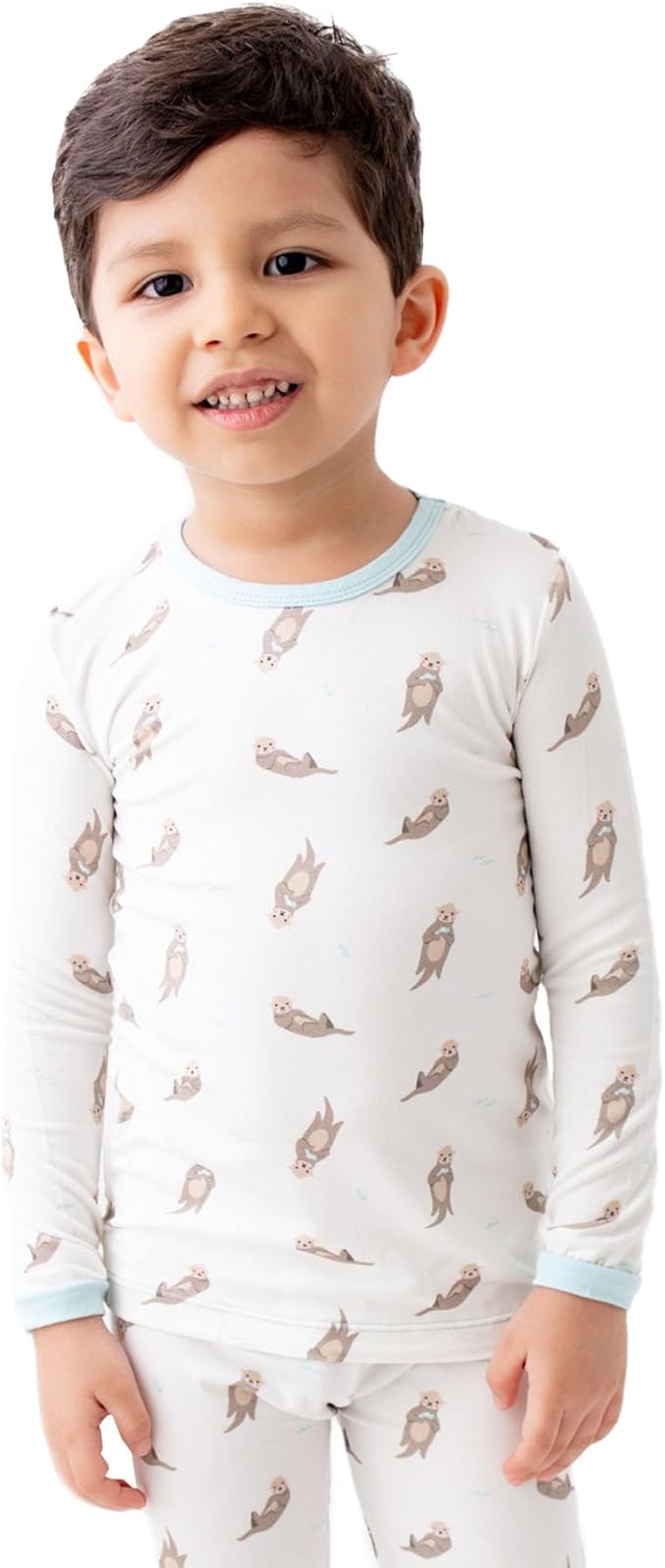 Toddler Pajamas – 95% Bamboo Viscose, 5% Spandex – Soft, Breathable Long-Sleeve Pajama Set for Kids, Sleepwear, Imported