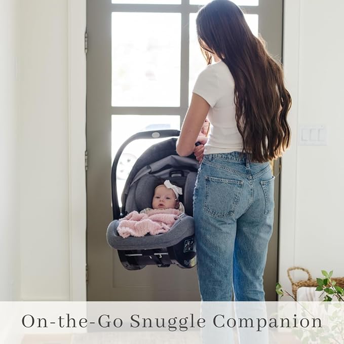 SARANONI Bamboni Luxury Baby Blanket (Light Pink, Mini 15" x 20")