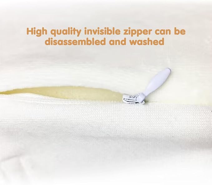 Baby Side Sleeper Weddge Adjustable Soft and Breathable Pillow,1pc-Gray