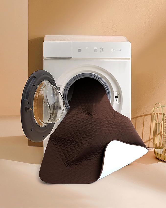 Bed Washable Waterproof 36x72 Inch (2 Pack), Extra Large Washable Pads for Incontinence, Brown Ideal for Elderly, Adults, Kids and Pets