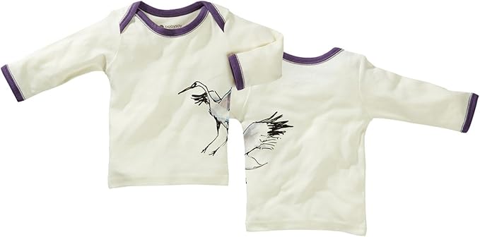 Babysoy Jane Goodall Long Sleeve Baby Toddler Unisex Boy Girl Animal Print Tee