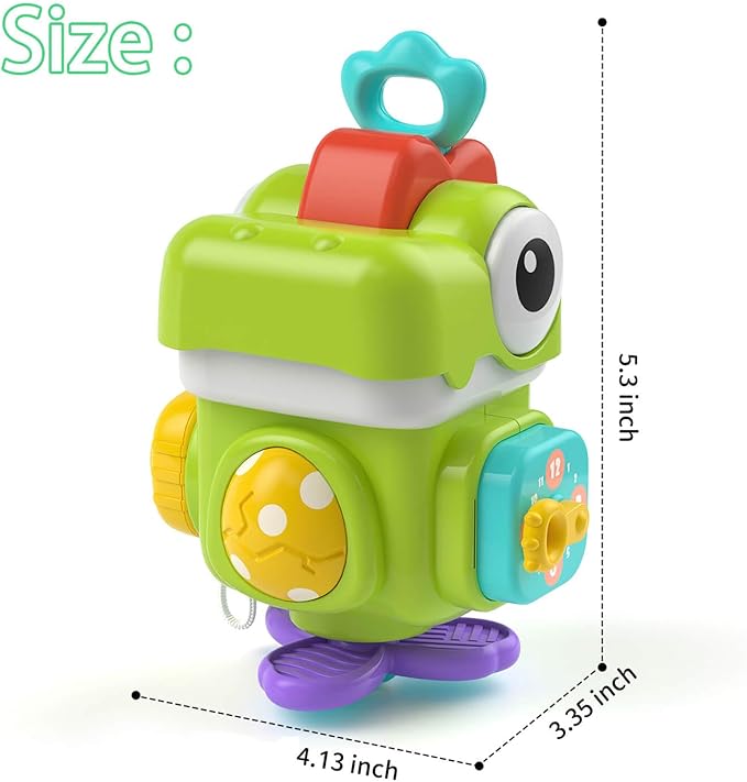 Montessori Toys for 1 Year Old, Busy Board Sensory Activities Educational Travel Toys for Toddler 1-3, Baby Toys 12-18 Months, 1 Year Old Boy and Girl Gifts