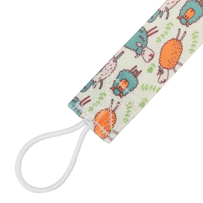 Babygoal Rabbit Pacifier Clips, 6 Pack Binky Paci Holder and Leash for Boys and Girls Fits for Most Pacifier, Binkie Styles & Baby Teethers & Toys and Easter Gift 6PB03