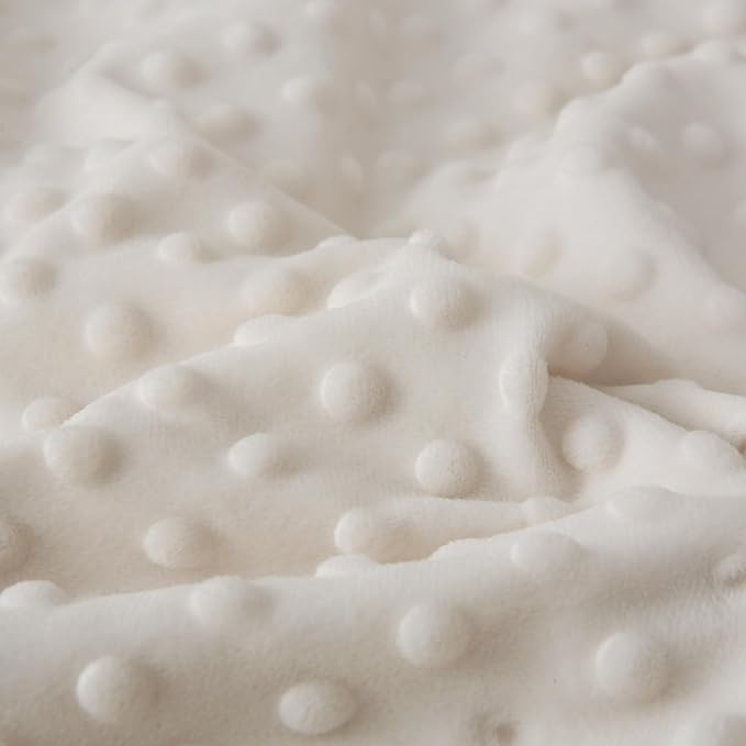 DaysU Baby Blankets Unisex with Muslin Cotton Front and Dotted Fleece Back, Silky Micro Super Soft Plush Newborn Baby Blankets for Boys Girls, Bed Blanket Bed Throws, Star Moon, 30x40 inches