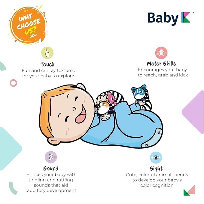 Baby Rattles Socks & Hand Rattle for Girls & Boys (Pet+Bird Set A) - Baby Toys 6-12 Months - Wrist Rattles and Foot Rattles - Baby Toys for Newborns As Gift - Easy to Wear Baby Rattle Toys
