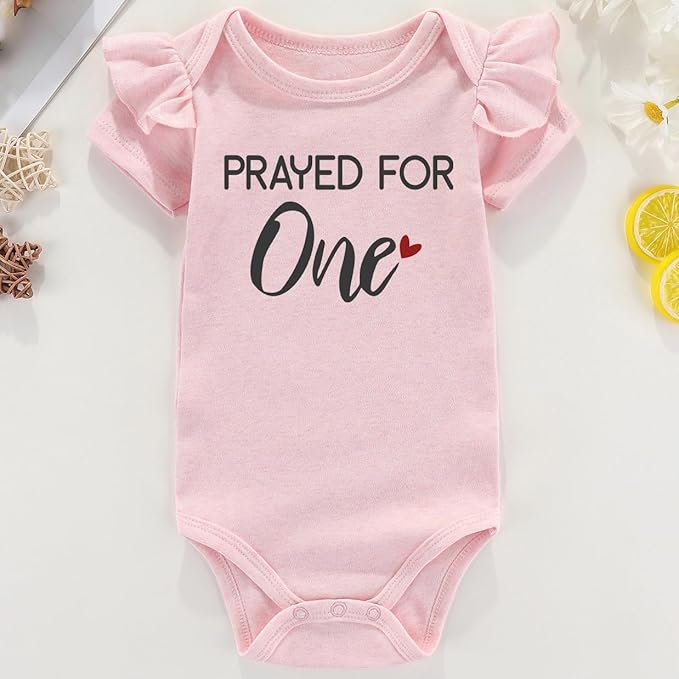 Prayed One Blessed Two Twin Outfits For Boy And Girl Newborn Twins Baby Items Must Haves bodysuit