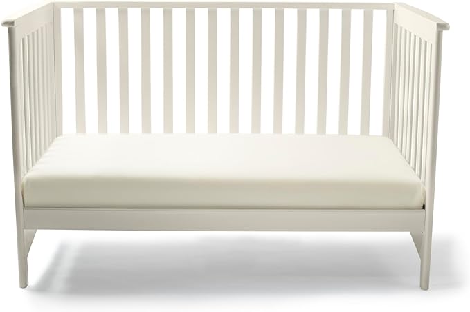 Naturepedic Organic Crib Mattress Sheet - Crib Fitted Sheet for Standard Crib Mattress - Soft and Breathable Cotton Crib Sheet - Ivory - 52"x28"