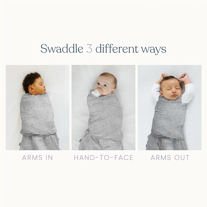 HALO Micro-Fleece Sleepsack Swaddle, 3-Way Adjustable Swaddle Blanket for Newborn and Infants, TOG 3.0 for Cold Climates, Hip Healthy, Animal Action, Small, 3-6 Months