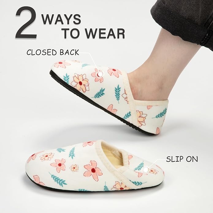 ATHMILE House Slippers for Women Men Indoor Barefoot Slippers Socks Furry Slip on House Shoes Cozy Comfy for Home Bedroom Travel Yoga