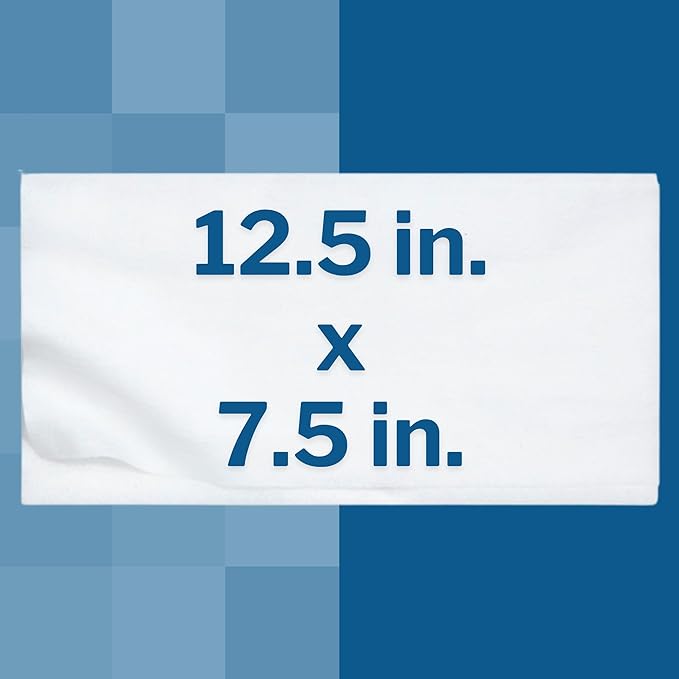 McKesson Washcloth Wipes for Adults, Unscented (6 Pack, 288 Washcloths) Disposable Wash Cloths for Body - Fragrance-Free No-Rinse Formula - Good for Incontinence and Elderly - 48 Wipes Per Pack