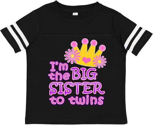 inktastic I'm The Big Sister to Twins. Toddler T-Shirt