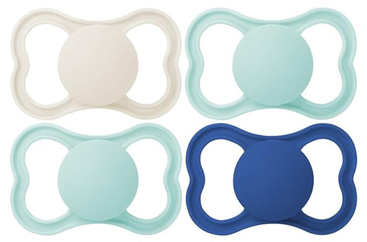 MAM Air Matte Pacifiers, Binky for 16+ Months, BPA-Free Silicone Nipple, Ideal for Sensitive Skin & Breastfed Newborns, Easy to Clean, Developed with Medical Experts, 2 Count Binkies