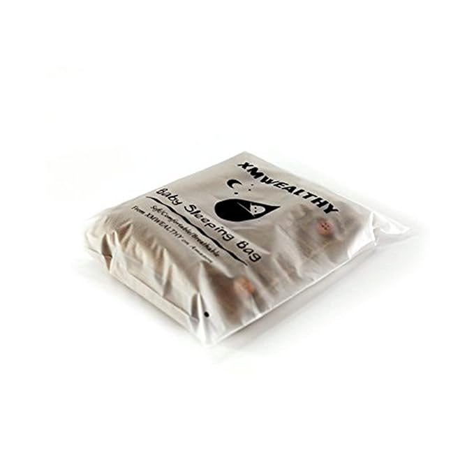 XMWEALTHY Newborn Baby Wrap Swaddle Blanket Knit Sleeping Bag Receiving Blankets Stroller Wrap for Baby (Coffee) (0-6 Month)