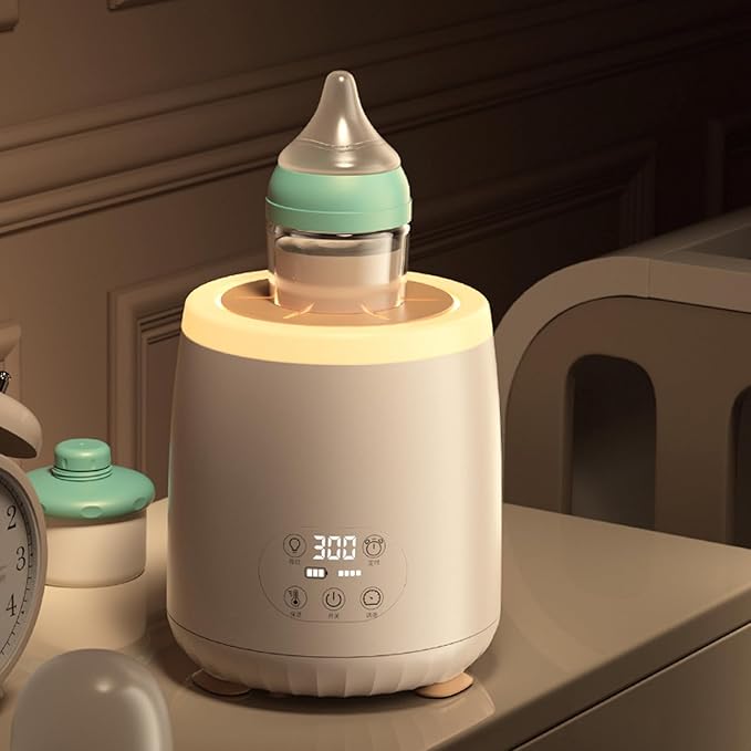 Electric Baby Formula Mixer Low Noise Automatic Infant Bottle Shaker 4 Mixing Modes Compatible with 50 to 75mm Bottles
