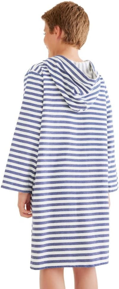 SAMMIMIS Kids Bathrobe and Boys & Girls Swim Cover Up - Hooded Kids Beach Towels - Towel Poncho - Turkish Cotton - Large (8-10 Years)